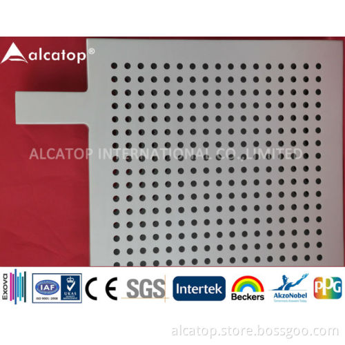 PVDF Coating Perforated Aluminum Building Curtain Wall